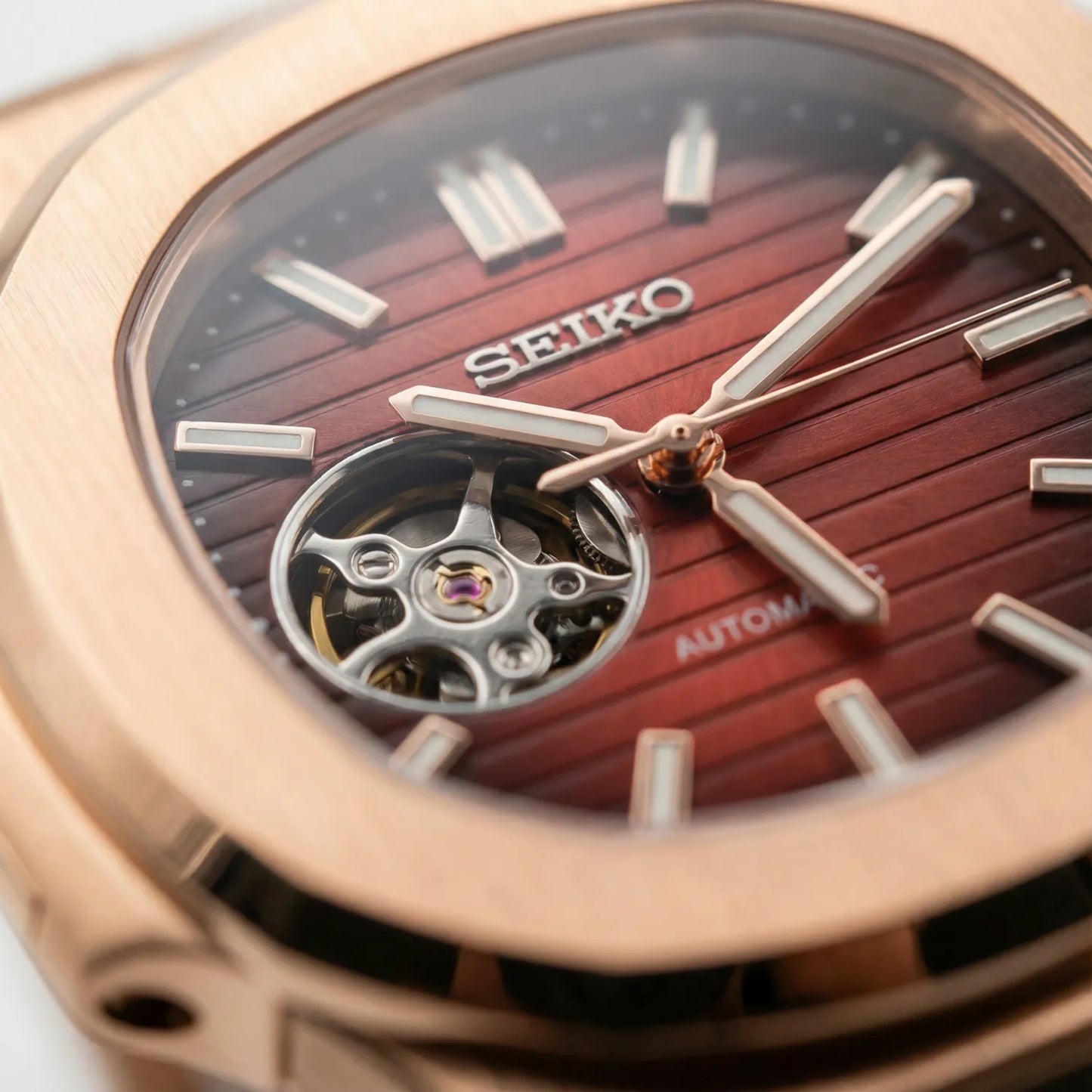 Nautiko | Rose Gold Chocolate Open Heart