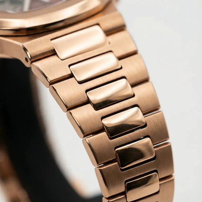 Nautiko | Rose Gold Chocolate Open Heart